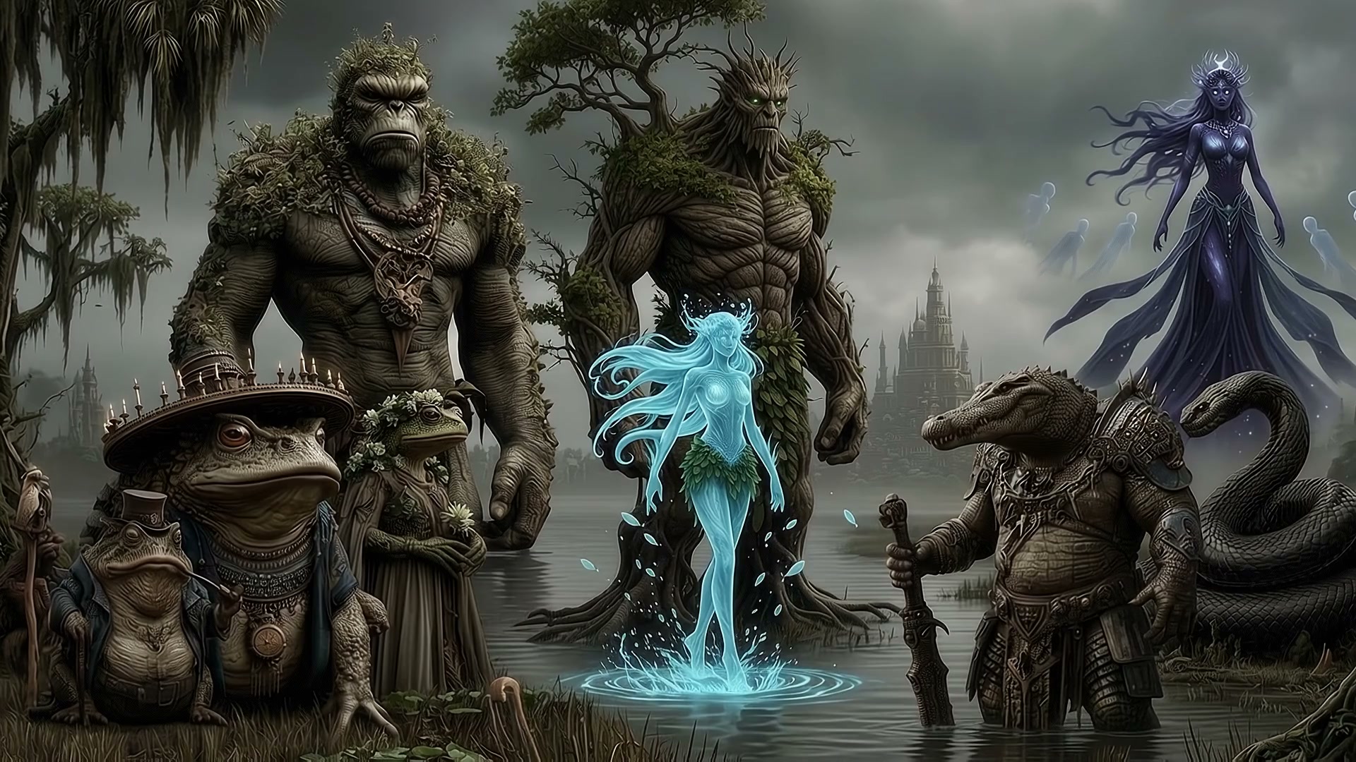 The Swamp Pantheon — Baron Slumber and the Guardian Spirits
